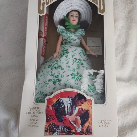 World doll Gone with the wind Scarlett O'Hara 1989 New with box - Picture 1 of 6